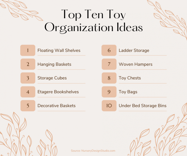 Top Ten Toy Organization Tips - FB