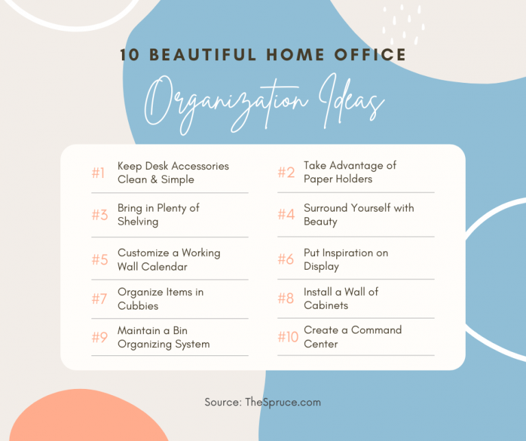 Copy of 10 Home Office Org. Ideas - FB